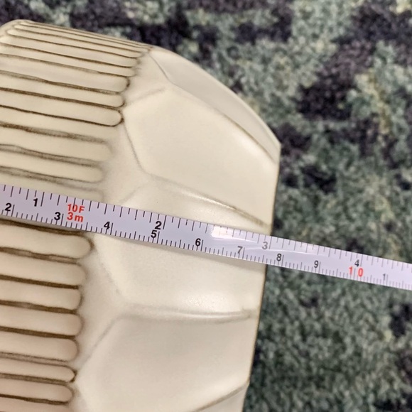 Hearth & Hand by Magnolia Farms Set of 2 Green and White Geometric Bowls - Picture 8 of 9